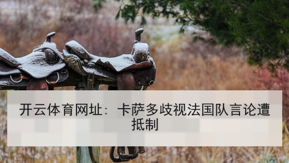 开云体育网址: 卡萨多歧视法国队言论遭抵制